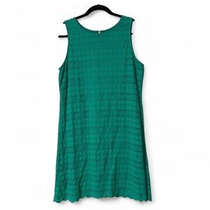 Ronni Nicole Teal Lace Mini Dress